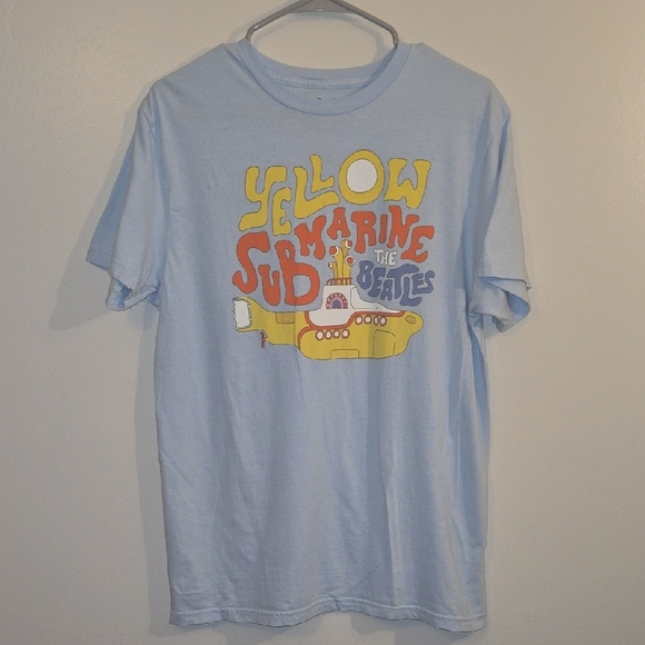 The Beatles Yellow Submarine Tee - Light Blue LOT N - Picture 1 of 4